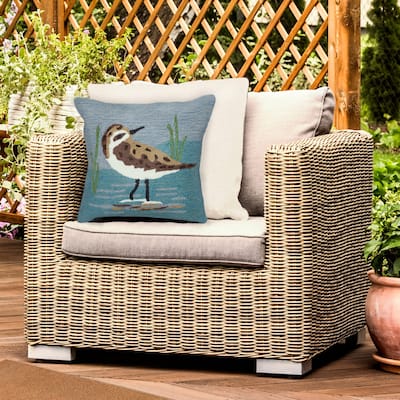 Liora Manne Frontporch Sandpiper Indoor/Outdoor Pillow