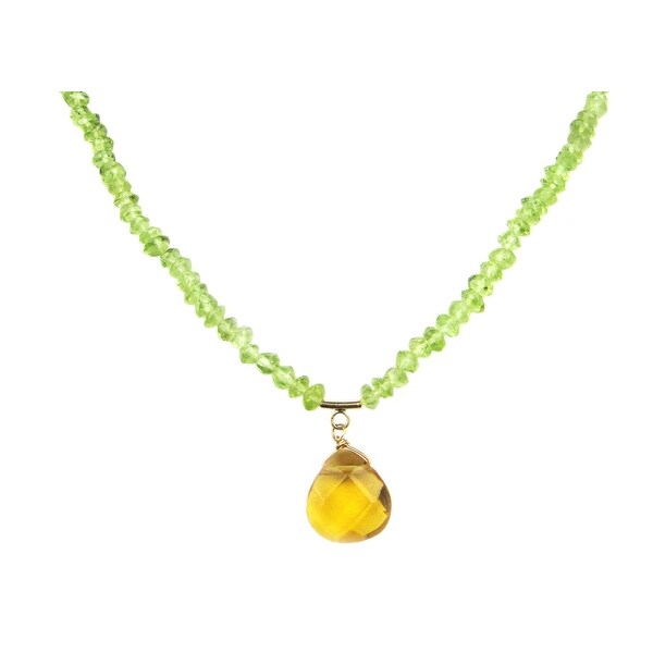 necklace with precious stones