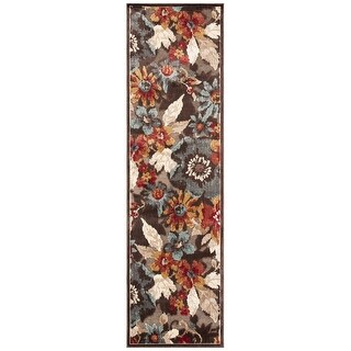 Safaviehsafavieh Paradise Armina Modern Viscose Rug 2 2 X 8 Runner Dark Brown Dailymail