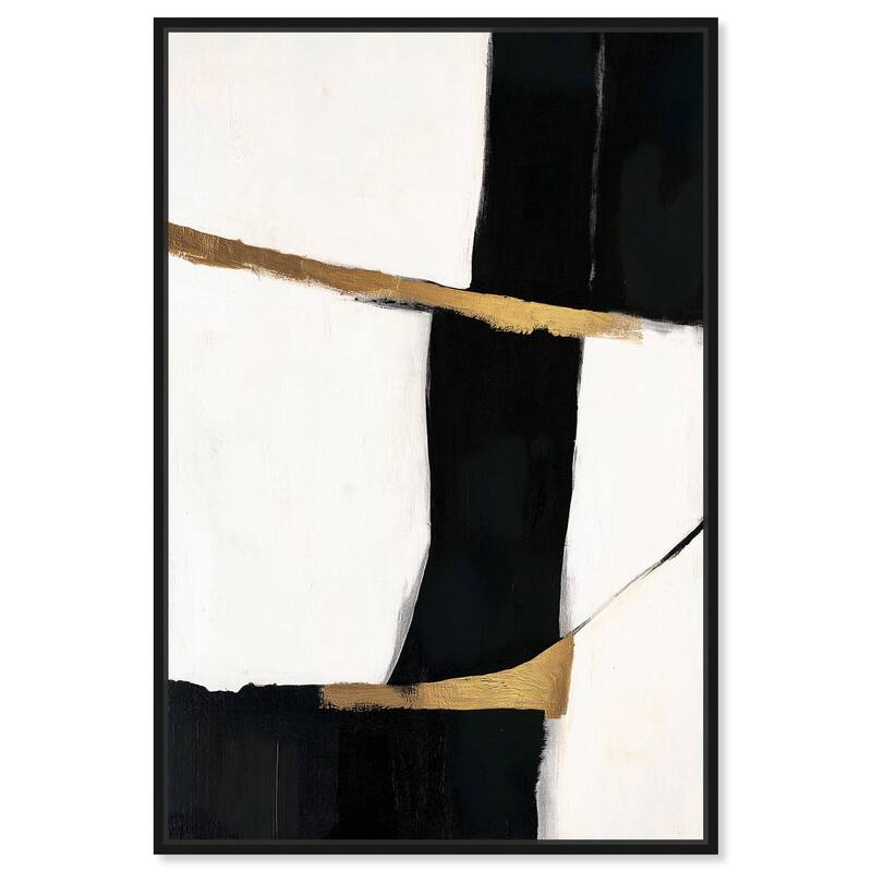 Nexus Counterbalance II Canvas by Art Remedy - Black - 16" x 24"