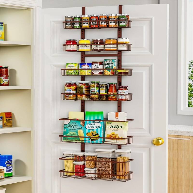 6-Tier Over the Door Pantry Organizer