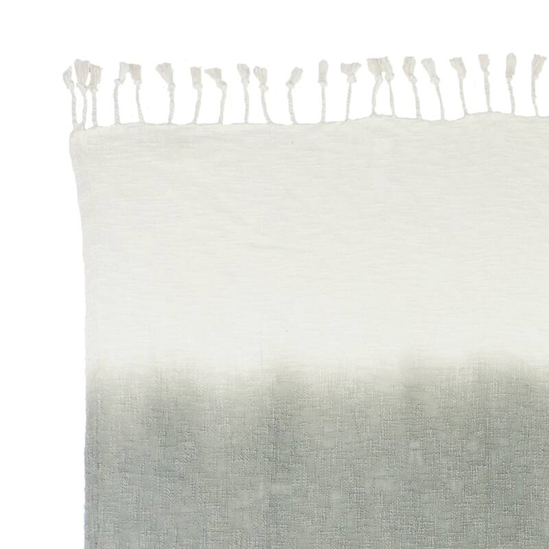 Sevita Ombre Handwoven Standard Size Throw Blanket with Fringe