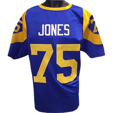 Deacon Jones Blue Tb With Yellow S Custom Stitched Pro Style Football Jersey Xl Black 5 X 8 On Sale Overstock 19873403 Ben je helemaal hierheen gescrold om over deacon jones te lezen? overstock com