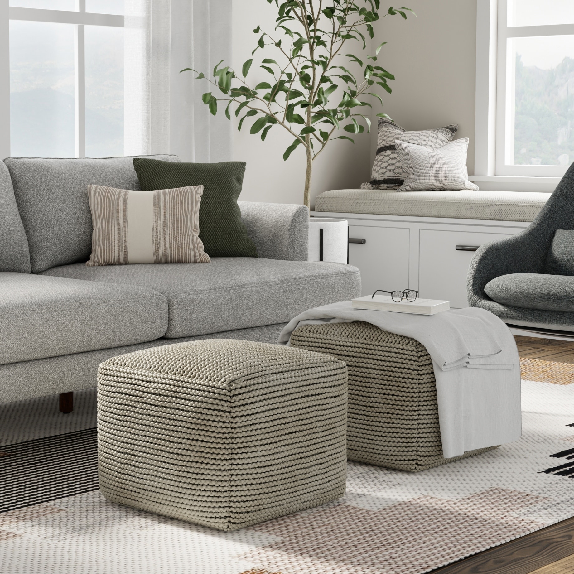 Wyndenhall pouf shop