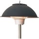 preview thumbnail 9 of 8, Hanover Electric Carbon Infrared Heat Lamp with Built-In Table Stand, Black