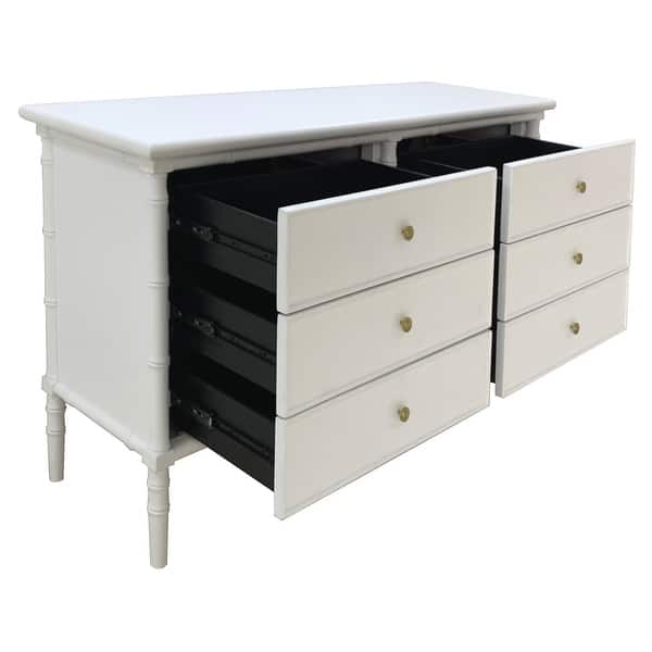strapless open back dress Lorna 6 Drawer Contemporary Dresser Rustic Oak main image 1