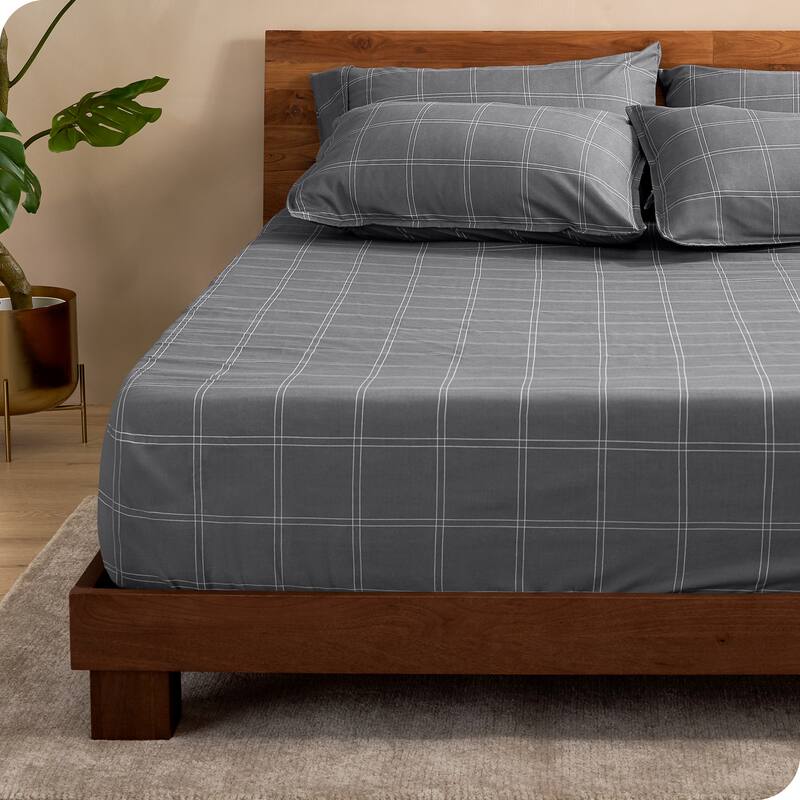 Bare Home Double Brushed Deep Pocket Fitted Sheet
