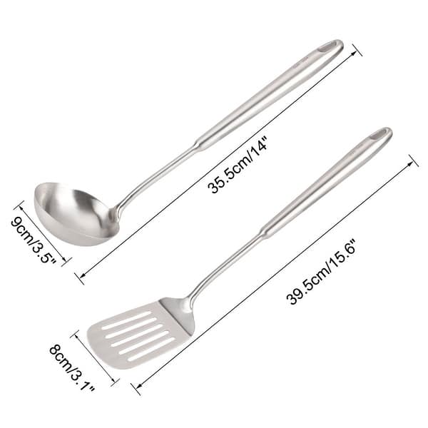 Silicone Mini Kitchen Utensils set of 2 Small kitchen tools Nonstick  Cookware with Hanging Hole