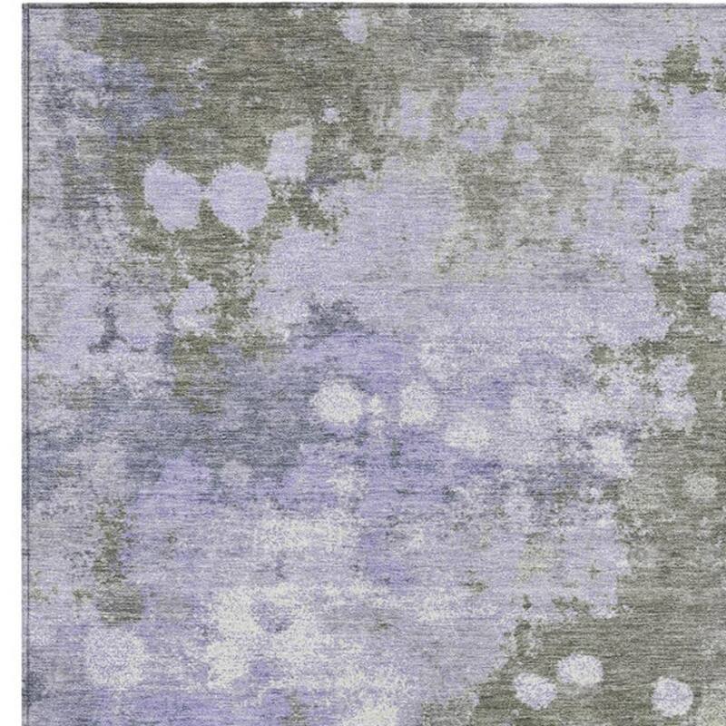 HomeRoots Abstract Transitional Rectangle Outdoor Rug