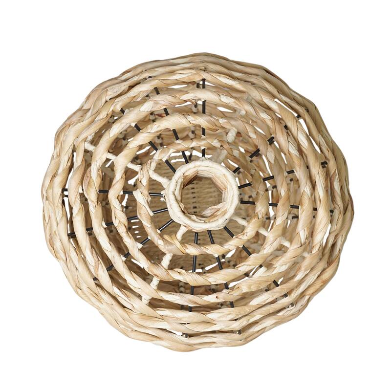 American Art Decor Turtle Grass Basket - 13.78" x 24.02" - 13.78" x 24.02"