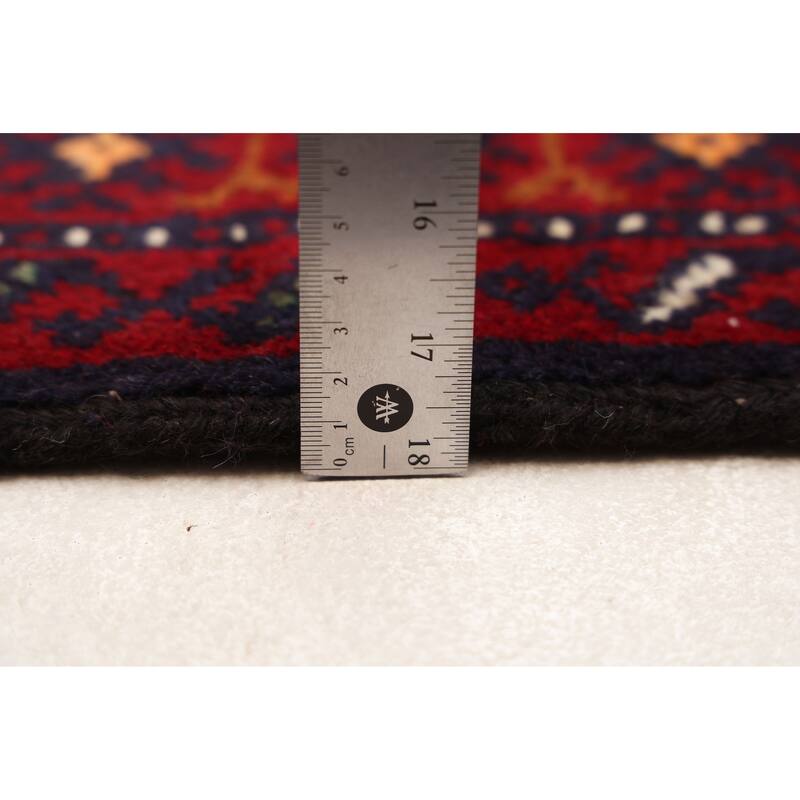 ECARPETGALLERY Hand-knotted Teimani Dark Navy Wool Rug - 3'5 x 5'9