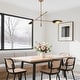 preview thumbnail 14 of 45, Modern Multi-Light Large Black Gold Sputnik Chandelier Metal Pendant Lights for Dining Room
