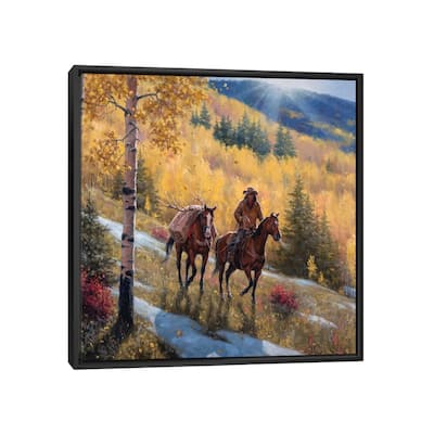 iCanvas "Glow of Indian Summer" by Jack Sorenson Framed Canvas Print
