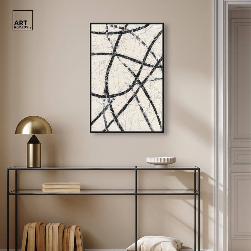 Intersecting Lines II Canvas by Art Remedy