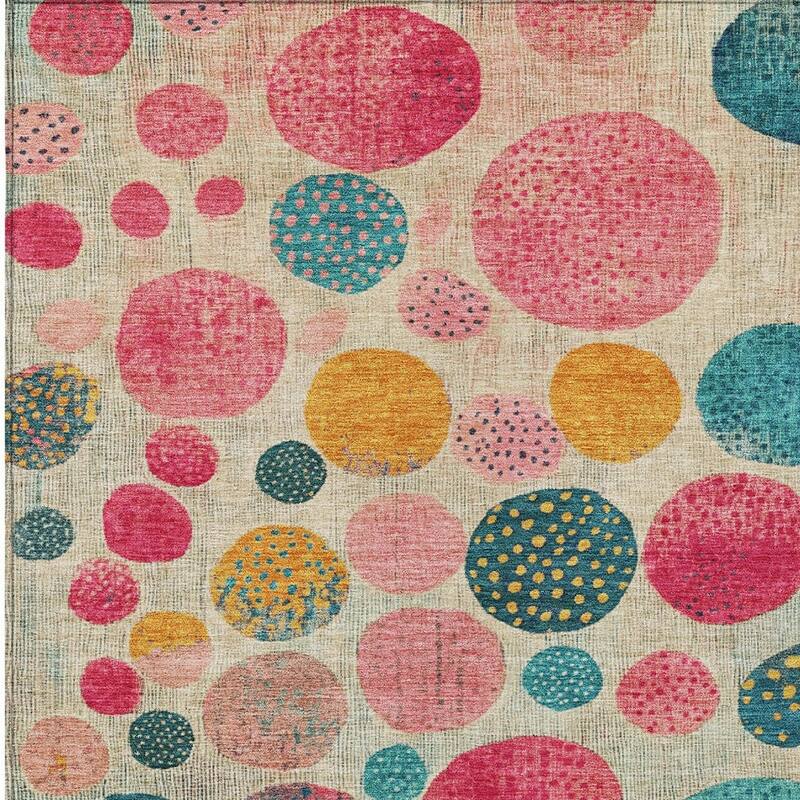 HomeRoots Geometric Transitional Rectangle Outdoor Rug