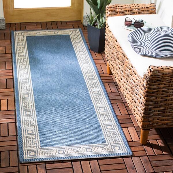 Safavieh Courtyard Black Coffee Brown Indoor Outdoor Rug Overstock 7356976