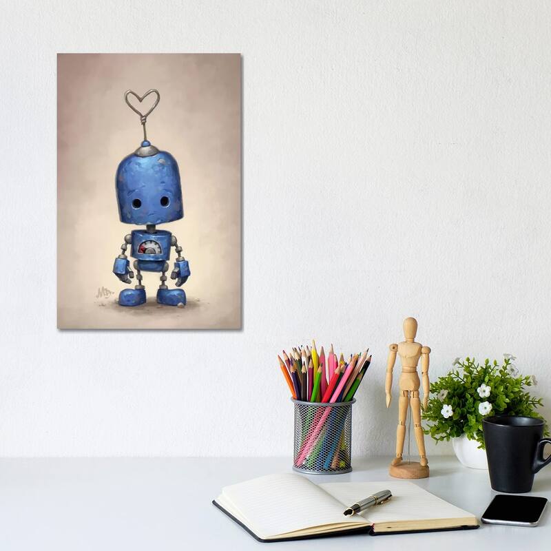 iCanvas "Blue" by Matt Dixon Canvas Print - 12x8x0.75