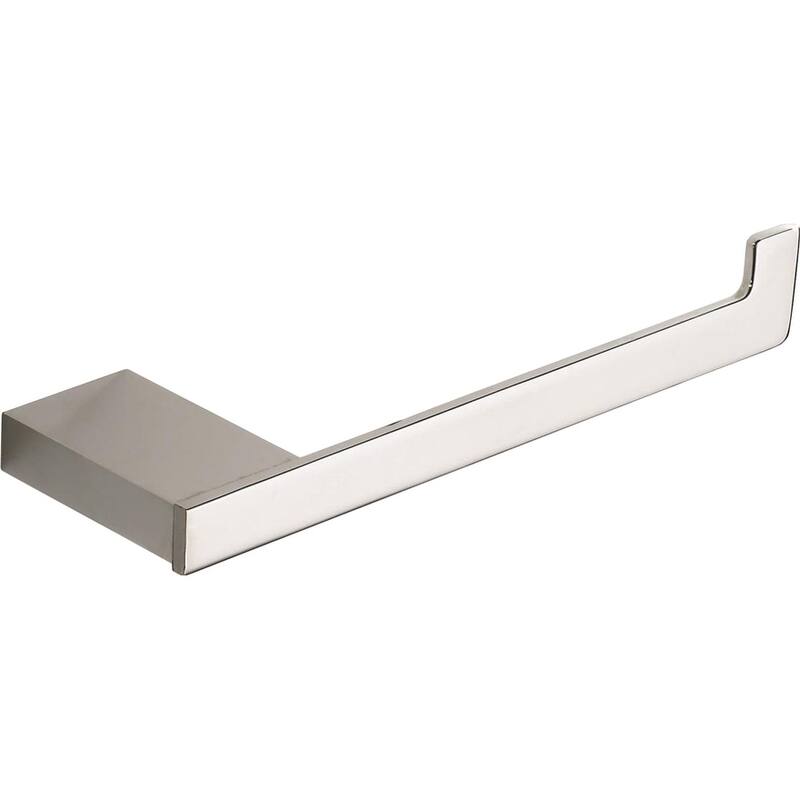 Atlas Homewares 7 Inch Wide Single Post Toilet Paper Holder from the - Polished Chrome