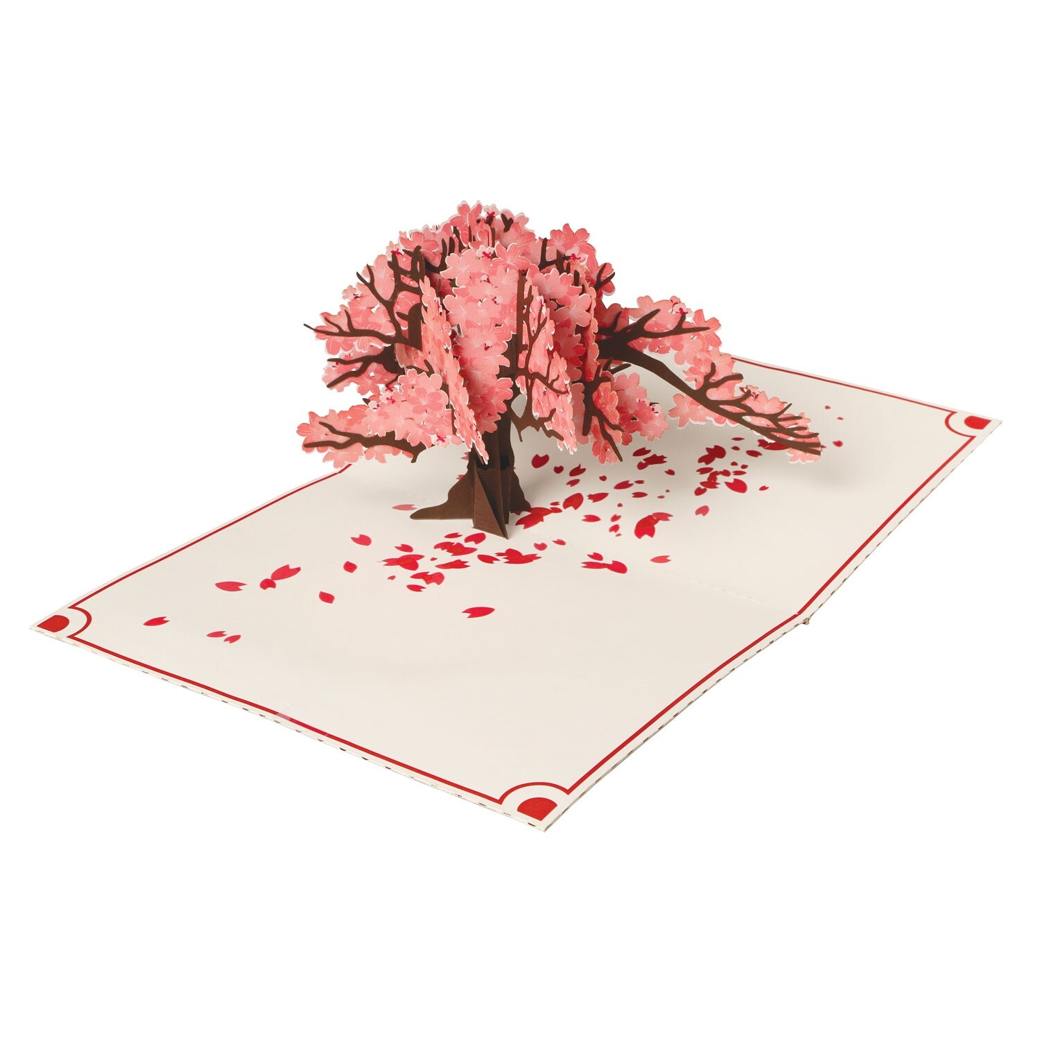 Shop Wow Paper Art Cherry Blossom Tree 3d Pop Up Notecards Set Of 4 Blank Greeting Cards With Envelopes 6 In X 8 In X 01 In Overstock 28519479