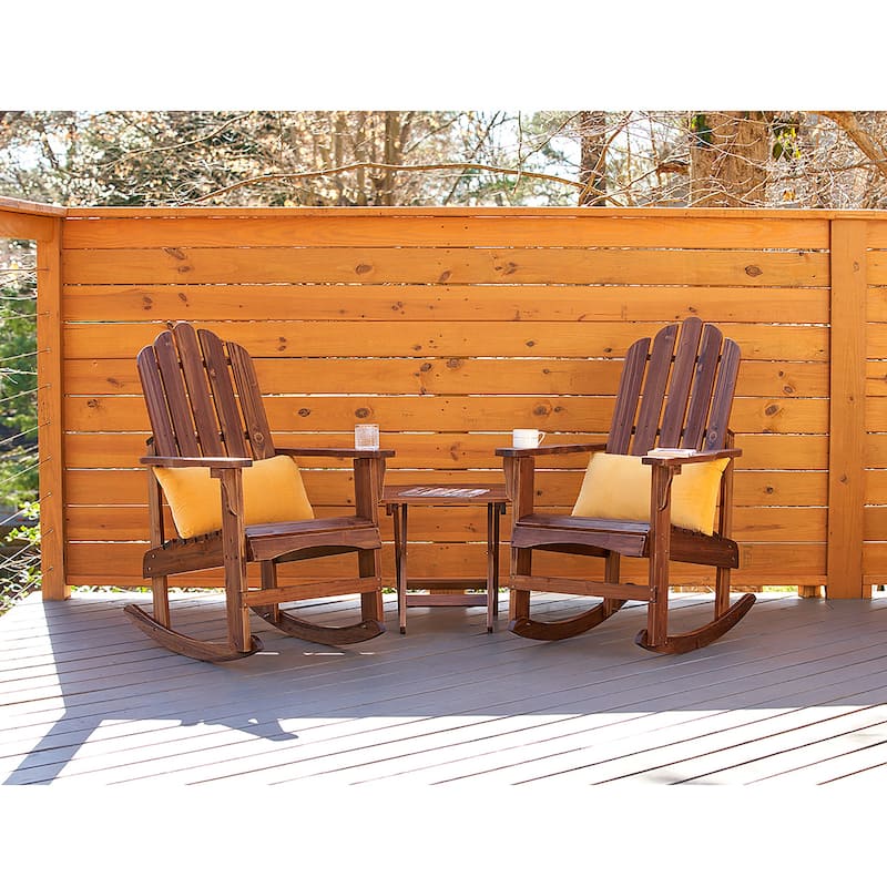 Venice Outdoor Adirondack Rocking Chair