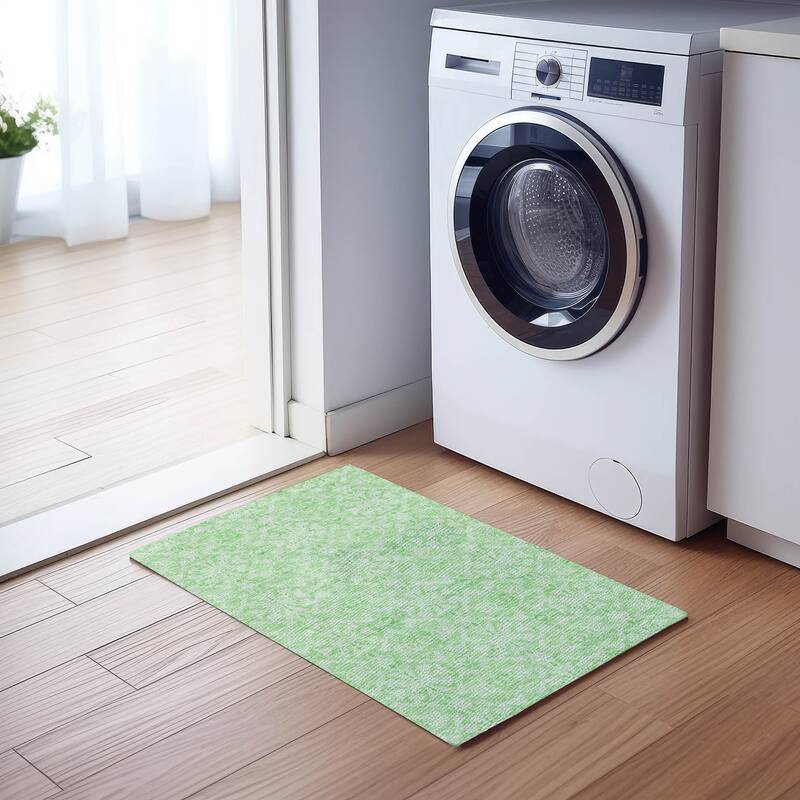 Machine Washable Indoor/ Outdoor Chantille Traditional Medallions Rug