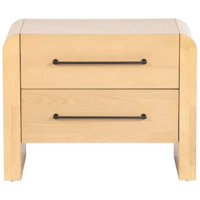 SAFAVIEH Couture Katrina Wood 2 Drawer Nightstand