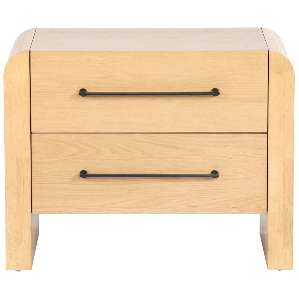 SAFAVIEH Couture Katrina Wood 2 Drawer Nightstand