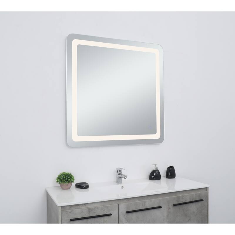 Elegant Lighting MRE33636 Genesis 36" W x 36" H Transitional Square