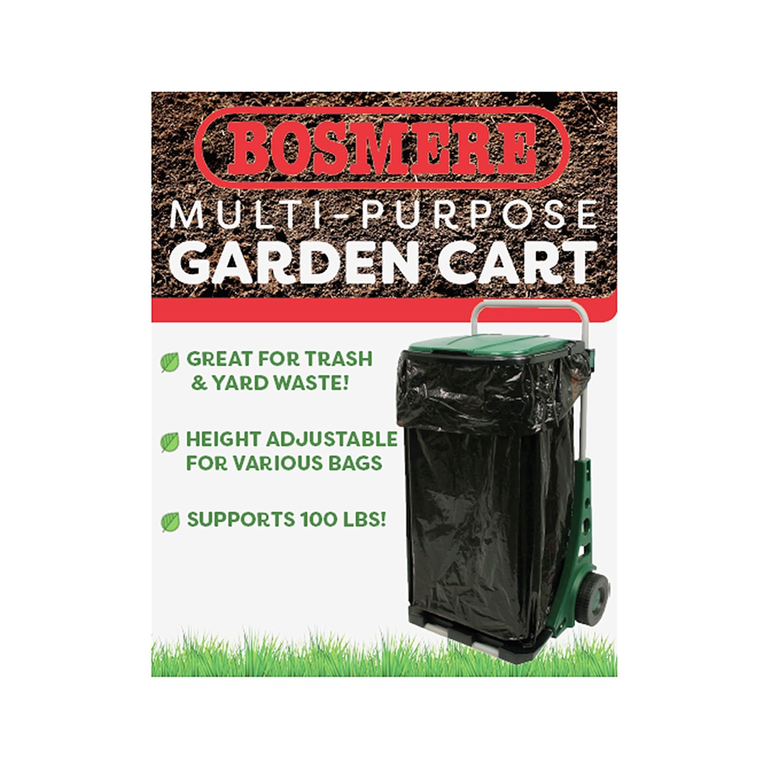 New Rolling Lawn Trash Bag Holder  Bag holder, Trash bag, Garden bags