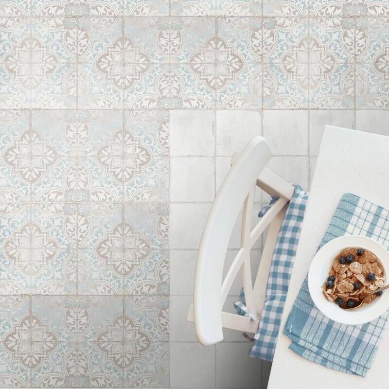 The Tile Life Greenwich 6x6 Montjuic Porcelain Floor & Wall Tile