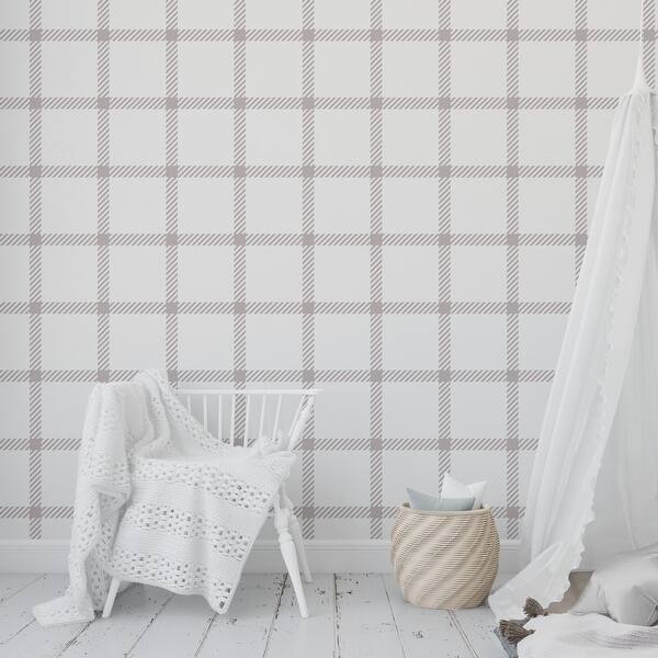 Shop Christmas In Connecticut Purple Peel And Stick Wallpaper By