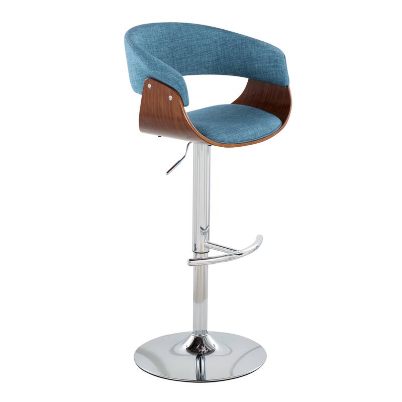 Carson Carrington Samantha Adjustable Bar Stool with Rounded T Footrest (Set of 3)
