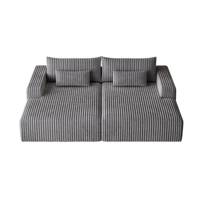 Luxury Sleeper Sofa Bed with Soft Cushion - Ultimate Comfort for Your Home