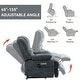 preview thumbnail 25 of 25, Chenille Large Electric Power Lift Massage & Heat, USB Port,Pockets