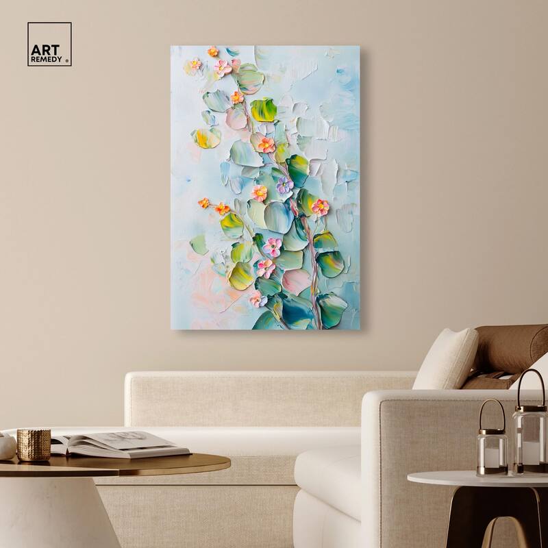 Textured Tendrils I Canvas by Art Remedy, Gallery Wrapped