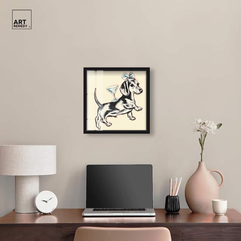 Martini Pup II Shadowbox by Art Remedy