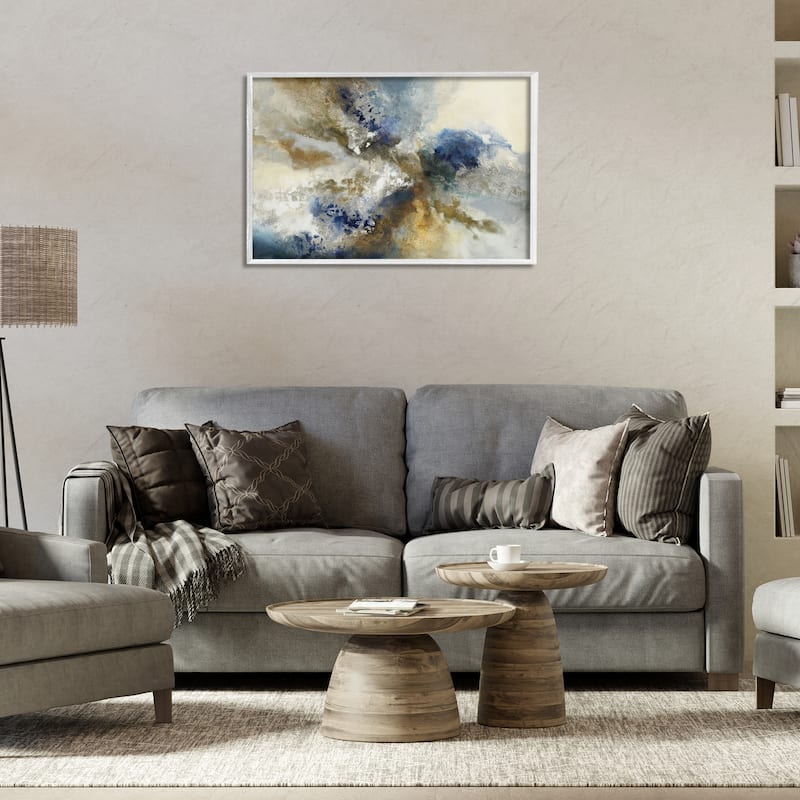 Stupell Expressive Neutral Distortion Framed Giclee Art Design By K. Nari
