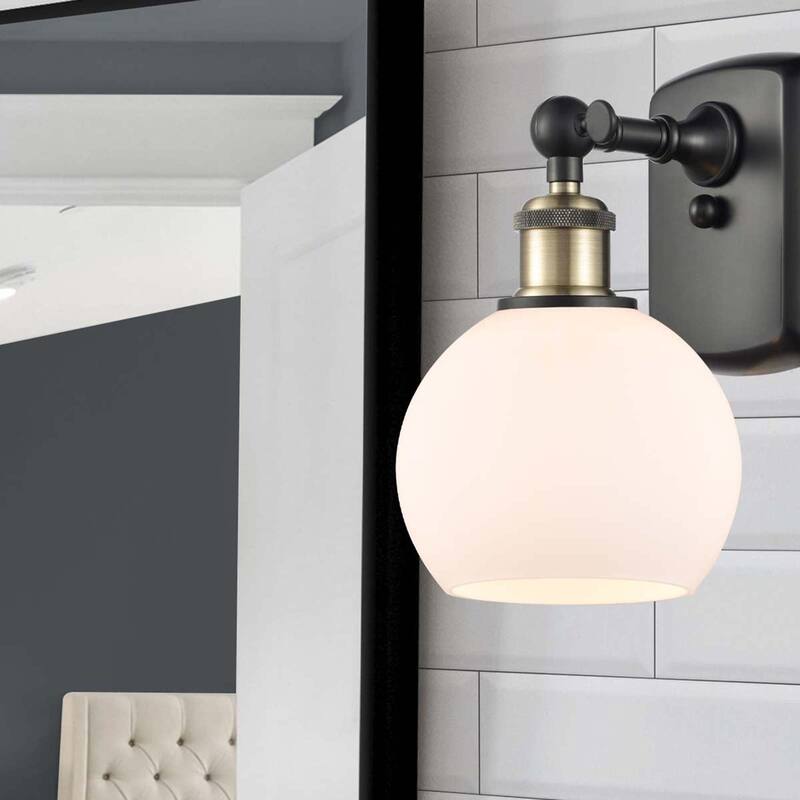 Innovations Lighting 516-1W-10-6 Athens Sconce Athens 10" Tall Wall