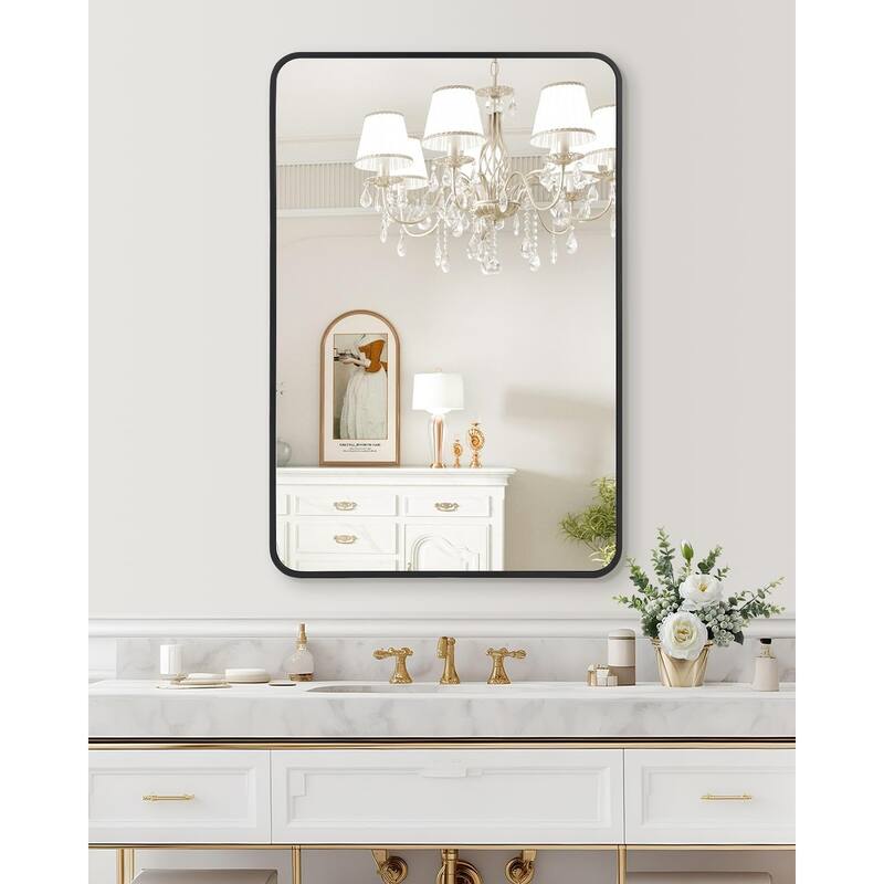 30 inchRound Mirror for Wall, Round Bathroom Mirror