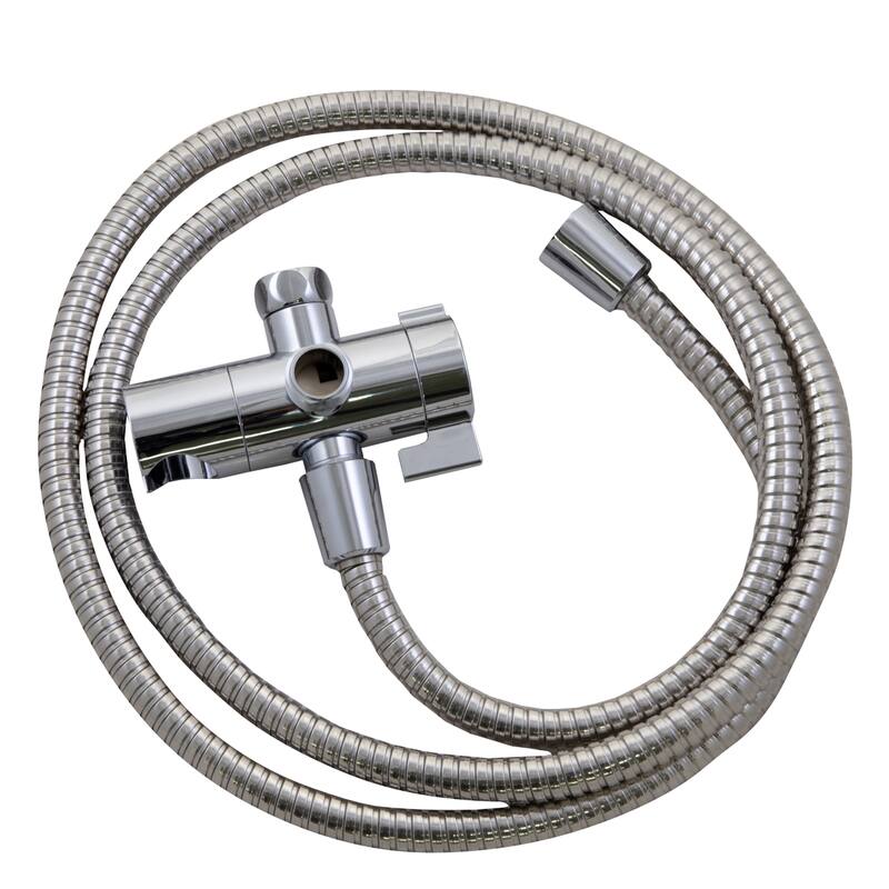Design House 841536-MB 3-Way Shower Diverter and 70-Inch Hose for Handheld Showerhead