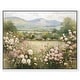 preview thumbnail 15 of 32, Valley in Bloom Farmhouse Art Framed Canvas Print by Art Remedy White - 20" x 16"