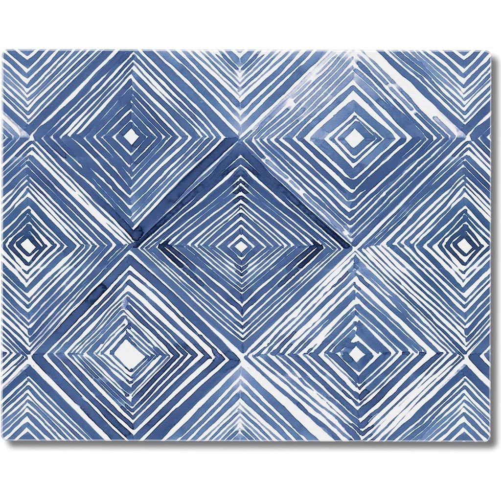 Indigo Diamond 3mm Heat Tolerant Tempered Glass Cutting Board 10” x 8” Manufactured in the USA Dishwasher Safe