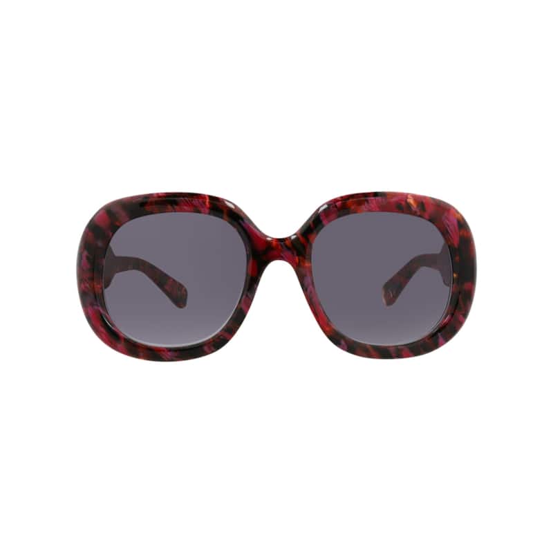 Chloé Square-Frame Recycled Acetate Sunglasses - Havana Havana Grey - Multi - Grey Lens