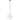 1 Light Halogen Pendant Gold