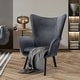 preview thumbnail 45 of 92, Upholstered Wingback Armchair Leisure Accent Chair, Single - 40.55" H x 28.34" W x 33.1" D