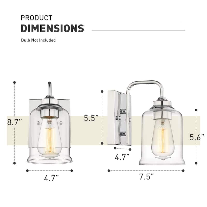 1-Light Wall Sconces Bathroom Vanity Light