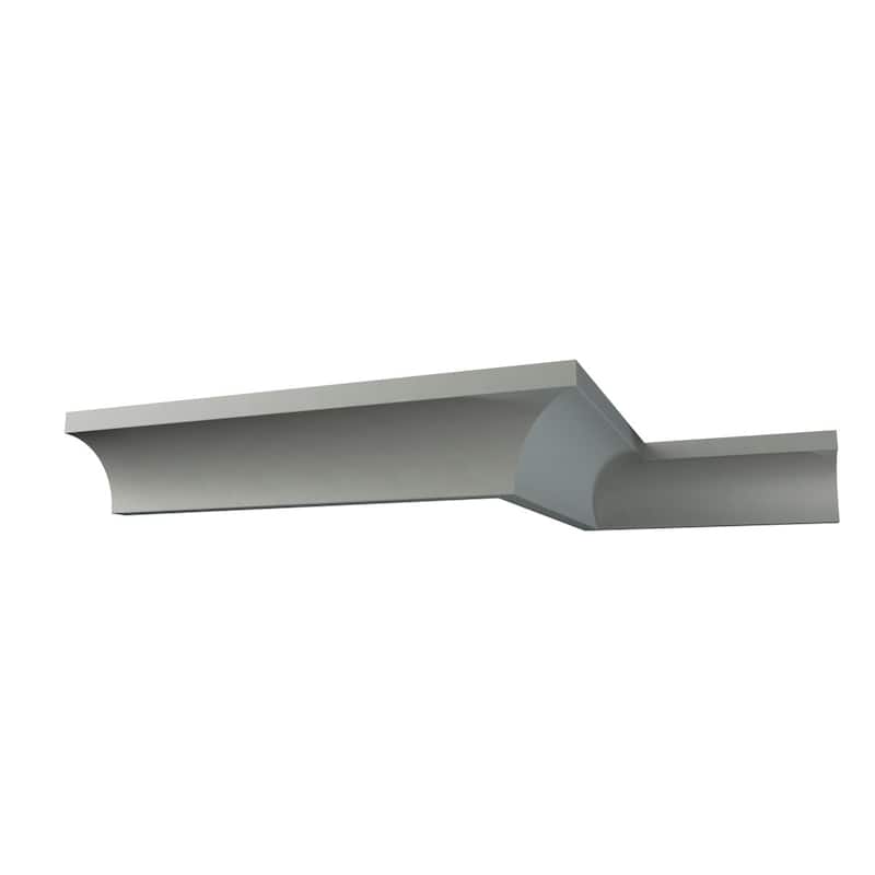 7/8"H x 7/8"P x 1 1/8"F x 96"L Dante Crown Moulding - 1-Pack