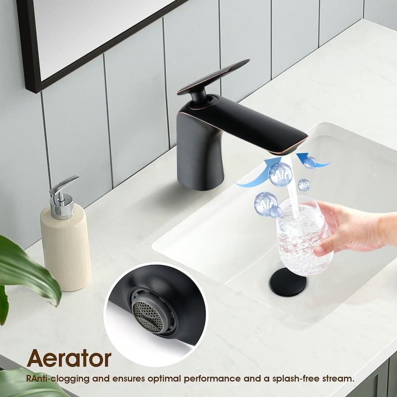 Dornberg Single Handle Bathroom Faucet Sink Faucet with Drain Assembly