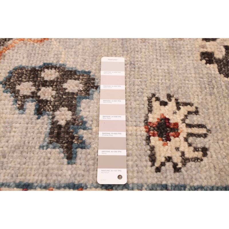 ECARPETGALLERY Hand-knotted Jules Serapi Light Grey Wool Rug - 8'0 x 9'11