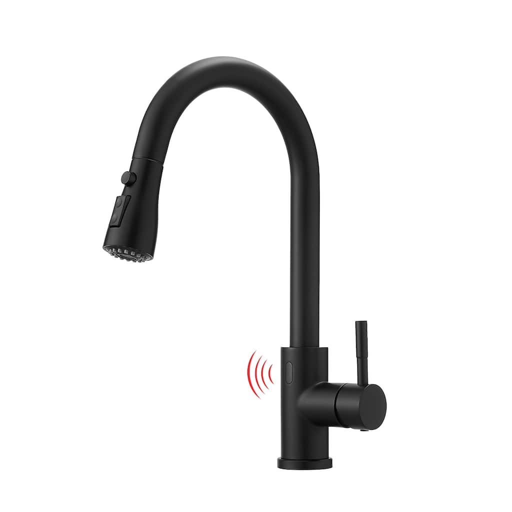 Touchless Kitchen Faucet, Hands Free Automatic Smart Kitchen Faucet, Stainless Steel Touchless Kitchen Faucet